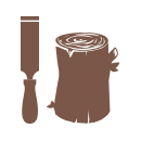 Wooden puppets - Length - 35 cm