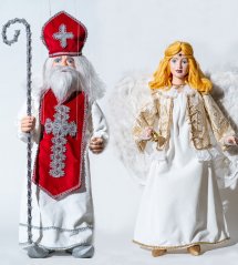 Mikulášská sada - výhodná sada 3 loutek 40cm