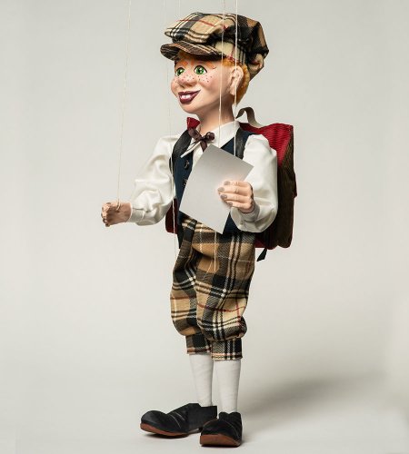 Schoolboy and Schoolgirl 40cm – Bargain set of 2 puppets