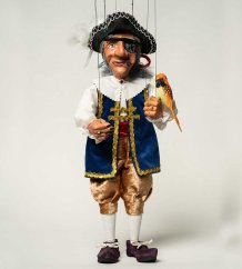 Sultán a Pirát 40cm - výhodná sada 2 loutek