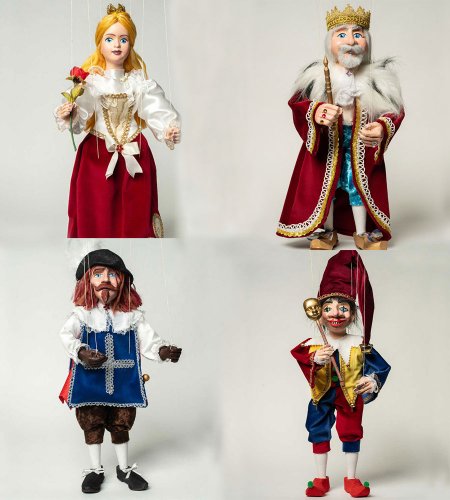 Royal Court 40cm – Bargain set of 3 puppets