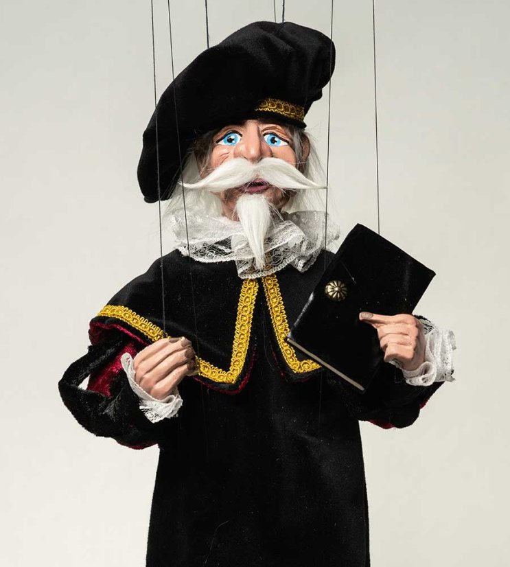 Ďábel a Faust 40cm - výhodná sada 2 loutek
