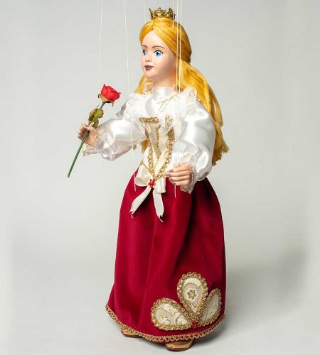 Princess with Rose - Color: Red