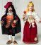 Princess and Prince – Bargain set of 2 puppets - Color: Red