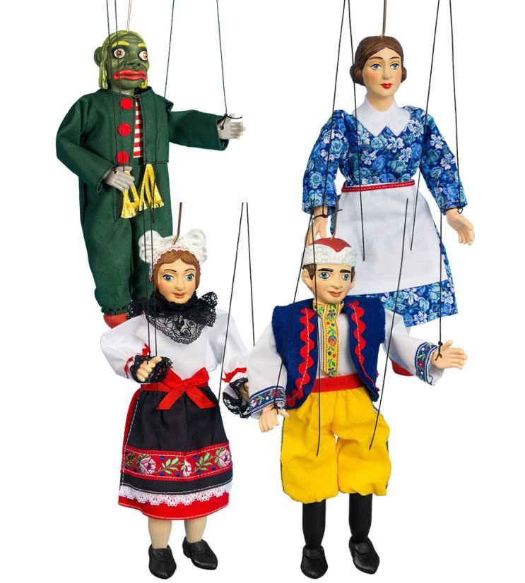Vodnická pohádka – výhodná sada 4 loutek