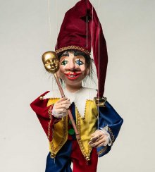 Jester with a mask