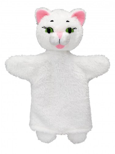 Kočička bílá 26 cm